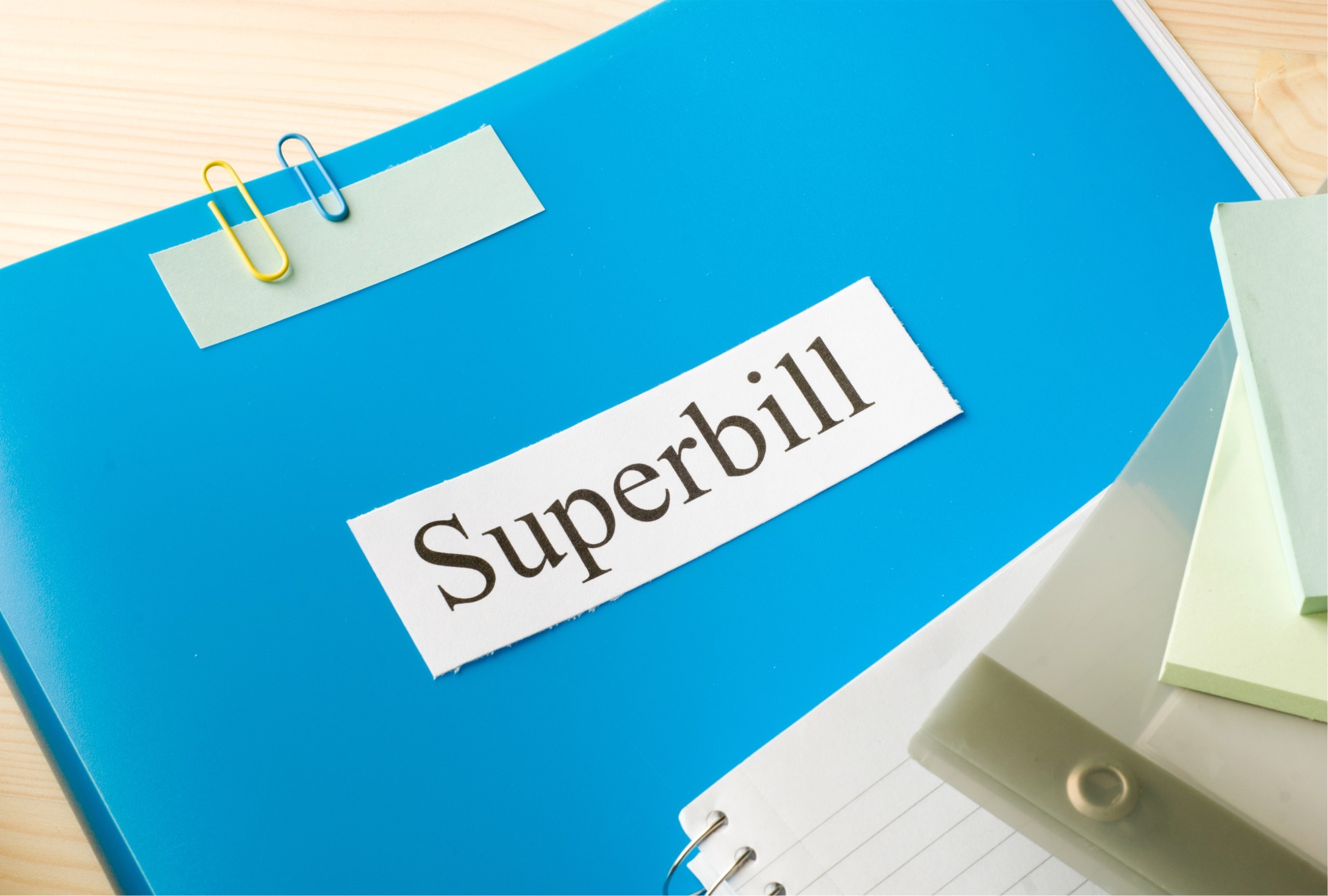 Superbill and out-of-network reimbursement illustration
